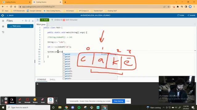 APCSA Java - The String Class[3] - String.indexOf() (UPDATED) смотреть онлайн