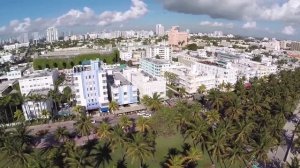 Drone flying in Miami, Miami Beach and Haulover Beach