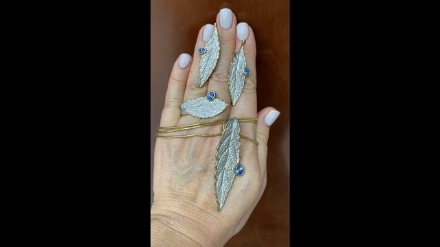 Манит! Цвет ТАНЗАНИТ в фианитах СВАРОВСКИ Серебро с позолотой Цены👇 смотреть онлайн