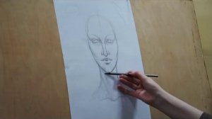 Уроки рисования карандашом | Как рисовать женский портрет (часть 1)