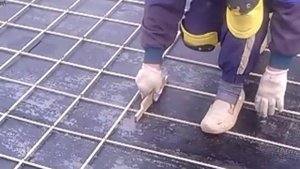 Арматурная сетка в два слоя, под монолитную плиту