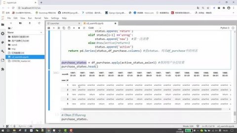 Python数据分析(数据挖掘)实战项目教程 3 10 用户分层 新用户,活跃用户,回流用户的流失分析2