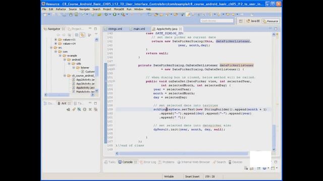 Java Mobile Android Basic - 5. User Interface Controls смотреть онлайн
