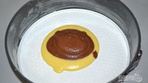 Пирог Зебра простой