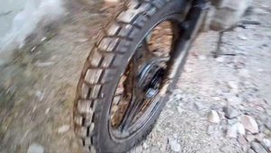Мега большое колесо YAMAHA yBR 125
