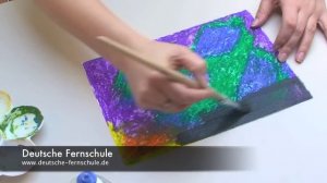 Mit Sgraffito-Technik malen - Deutsche Fernschule