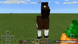 Как приучить лошадь в Майнкрафте на телефоне