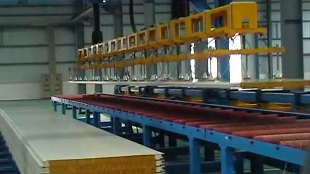 оборудование для производства сэндвич панели с минватой и полиуретанам