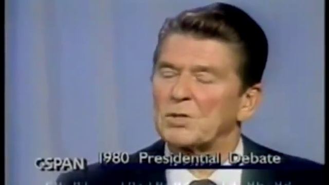 1980 Ronald Reagan and Jimmy Carter Presidential Debate Oct 28 смотреть онлайн
