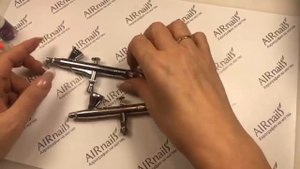 Аэрография. Какой аэрограф и краски подходят для ногтей.