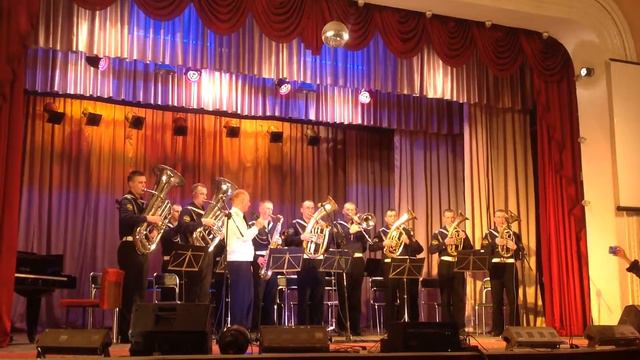 Военный оркестр Морской Авиации БФ - Прощание Славянки смотреть онлайн