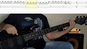ZZ TOP-Sharp Dressed Man bass cover with tabs