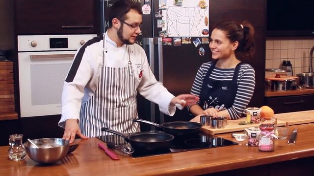 Рецепт Хашбрауна с апельсиновым медом-суфле Peroni от Антона Калера