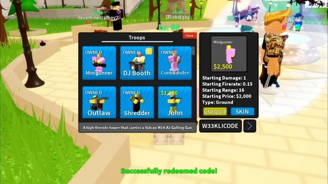 NEW TOWER DEFENSE SIMULATOR CODES! *FREE TROOPS* All Tower Defense Simulator Codes Roblox 2020 смотреть онлайн