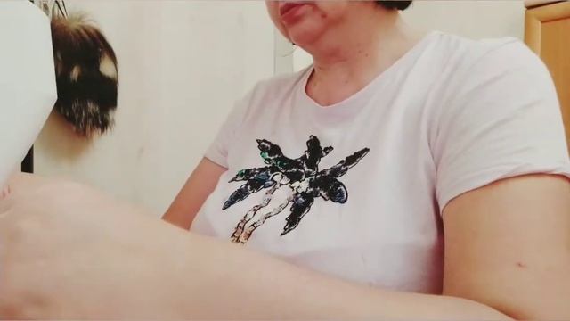 Применение готовой вышивки в оформлении декоративной наволочки. смотреть онлайн