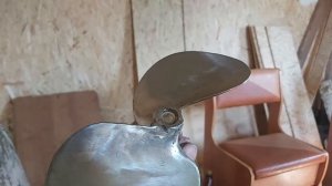 Винт для болотохода 8.5 стальной .