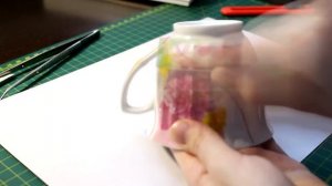 Свечка в чашке ♥ как закрыть скол на чашке ♥ SonyCreate ♥ candle in the cup