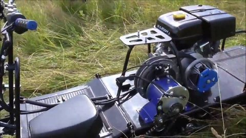 Новый мотобуксировщик Лидер 4