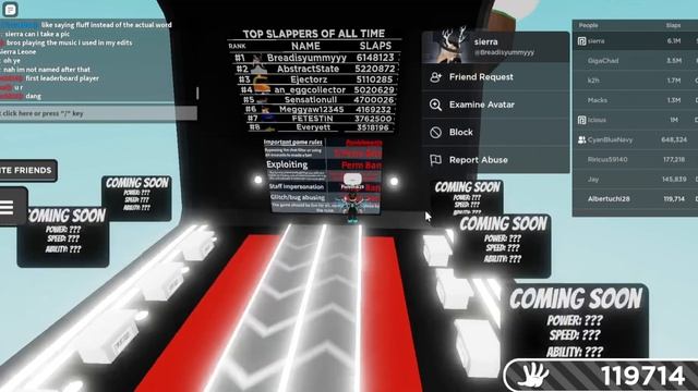 I met sierra! (NUMBER #1 ON SLAP BATTLES LEADERBOARD) - Slap Battles (ROBLOX) смотреть онлайн