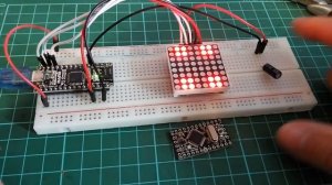 Игральные кости на Arduino и на матричном светодиодном модуле led 8х8 i2c matrix MAX7221