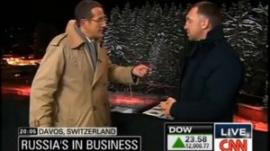 CNN - Interview with Oleg Deripaska in Davos.flv
