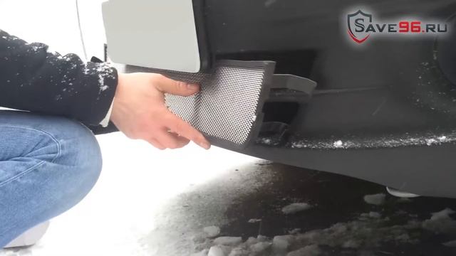 Защита радиатора на Lada Granta (Лада Гранта) смотреть онлайн