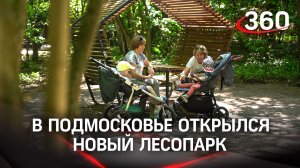 В Подмосковье открылся новый лесопарк