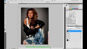 Как вставить фотографию в рамку в программе Adobe Photoshop.
