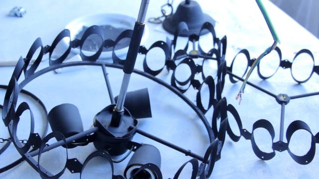 РЕСТАВРАЦИЯ ВИНТАЖНОЙ  ЛЮСТРЫ