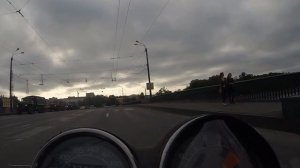 Хонда магна. Нарвался на омон.