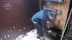 Обзор новой клетки для кроликов на улице.  Заселение кроличьей многоэтажки!