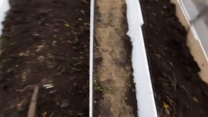 Формирование грядок в теплице