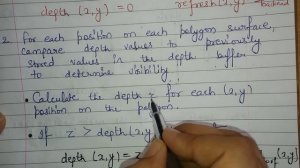 Depth Buffer Method | Z Buffer Method in Computer Science