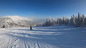 Шерегеш 2023. Первый раз в горах на сноуборде. Сноубордист-новичок