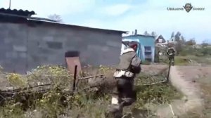 Украина-бой ополченцев