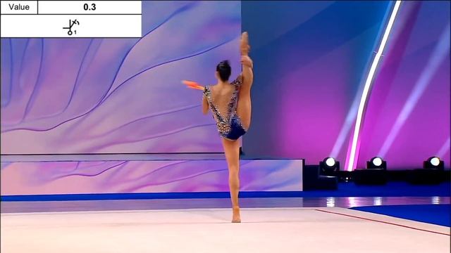 Lala Kramarenko's AMAZING Body Elements | Rhythmic Gymnastics смотреть онлайн