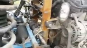 Установка гидрача на квадр. ГУР на квадре.