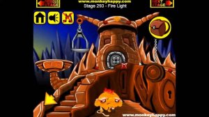 Прохождение Игры. Обезьянка Идёт К Счастью. Этап 293. Огненный Свет. Мультик Игра. Игры Онлайн.