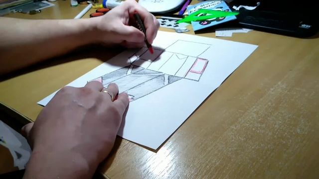 Как нарисовать Компота в 3D (притом левой рукой) смотреть онлайн