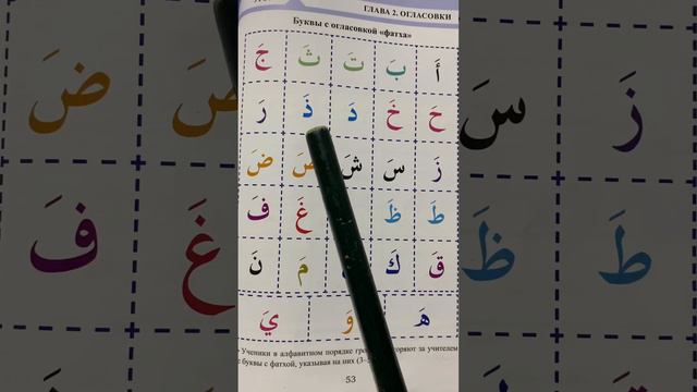 Легкий способ выучить арабский алфавит. Огласовка (ФАТХА )َ #ислам#лучшее#религия#топ#алфавит#дети смотреть онлайн