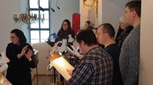 "Херувимская песнь" из рукописных нот