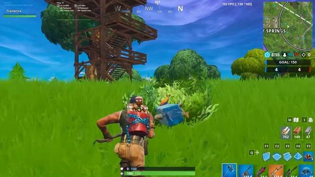 Fortnite FPS Test GTX 1070 and Dual E5 2690 16 core and 32 threads total смотреть онлайн