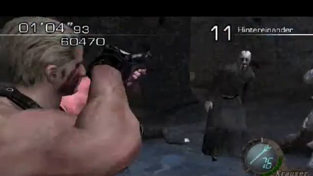 Resident Evil 4 Mercenaries Krauser Castle смотреть онлайн