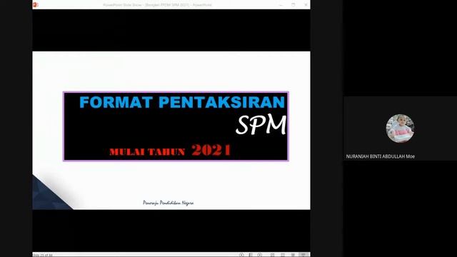 BENGKEL PENINGKATAN KOMPETENSI GURU SEJARAH SPM 2021 смотреть онлайн