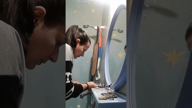 Замена кранбуксы на смесители. Часть 2. (#тыжедевочка)