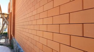 Кладка пусто шовная. Из браирского  кирпича.  Мастер-95)