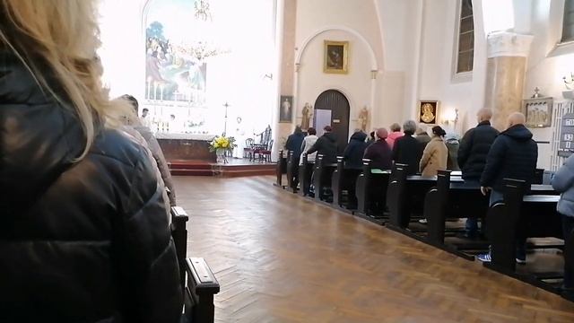 Питер. Церковь Лурдской Богоматери. Очень красивая. Тут все улыбаются ❤️Католики другие...