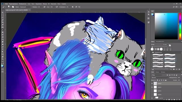 5 ошибок начинающих художников + повторяю рисунок Kristina Kaspi снова! смотреть онлайн