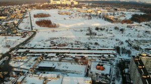 АЭРОФОТОСЁМКА БАЛАШИХА мкр. 1 Мая и ТЦ восточный ветер