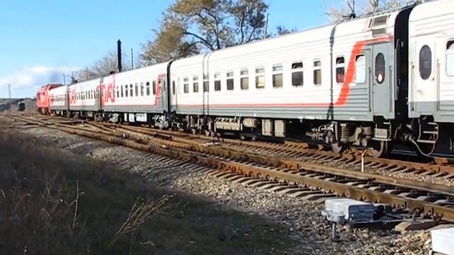 ТЭП70 БС - 108 с поездом Нижний Новгород - Новороссийск. смотреть онлайн